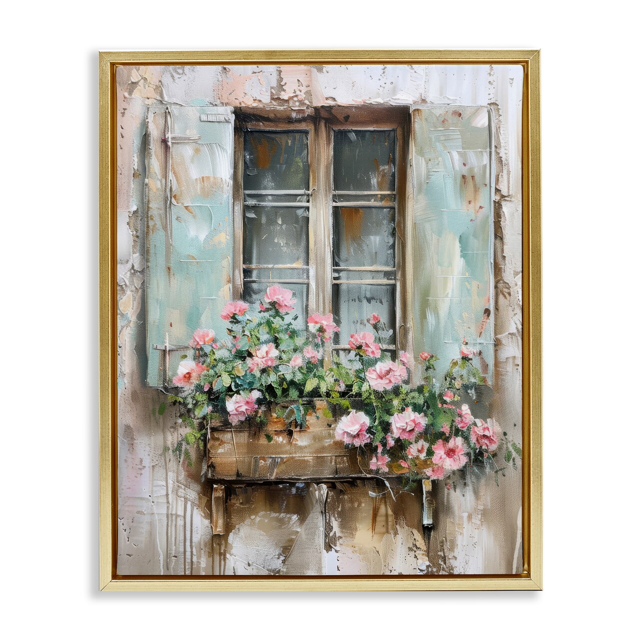 Stupell Industries French Country Window Floating Frame Design by Arlington Prints